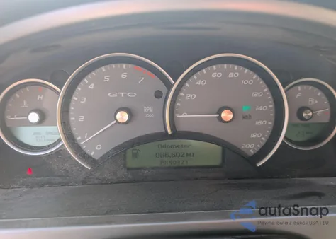 2006 Pontiac Gto из США, поврежденный, VIN 6G2VX12U46L517114